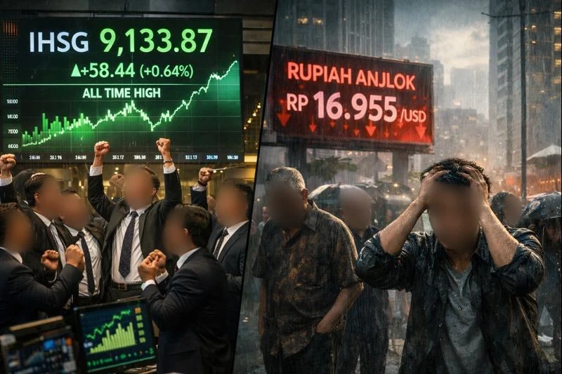 IHSG Membalik Arah: Dibuka Menguat, Tapi Berakhir Melemah