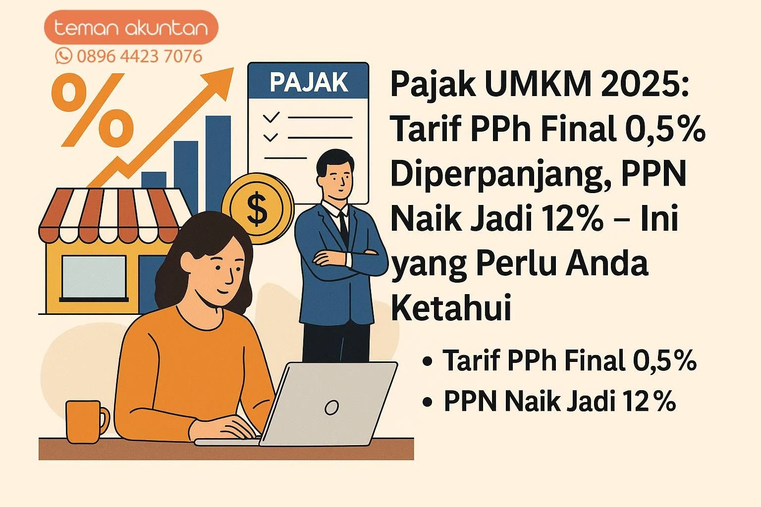 Pemerintah Ubah Aturan Tarif Pajak UMKM 0,5 Persen: Apa yang Berubah?